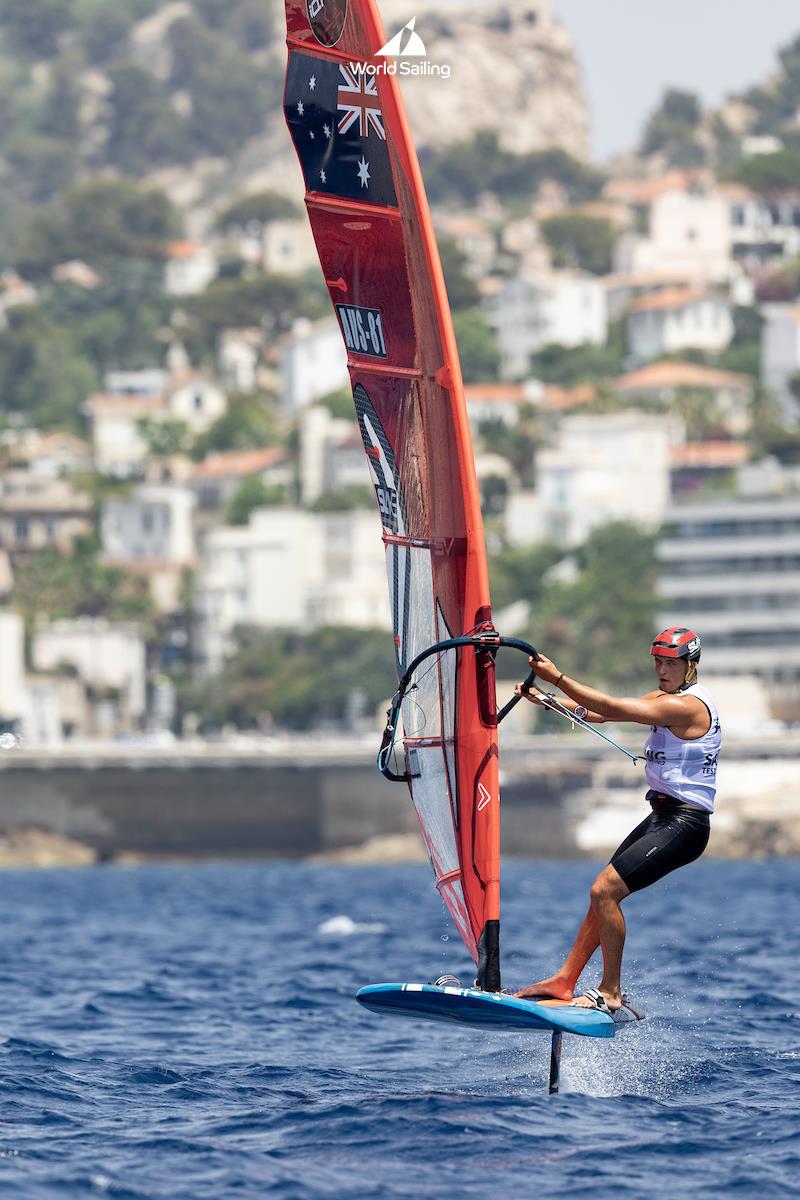 Grae Morris - Paris 2024 Olympic Test Event Day 3 - photo © World Sailing