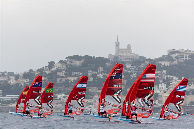 Josh Armit (NZ) - iQFoil - Paris 2024 Olympic Sailing Test Event, Marseille, France. July 12, 2023 - photo © Sander van der Borch / World Sailing