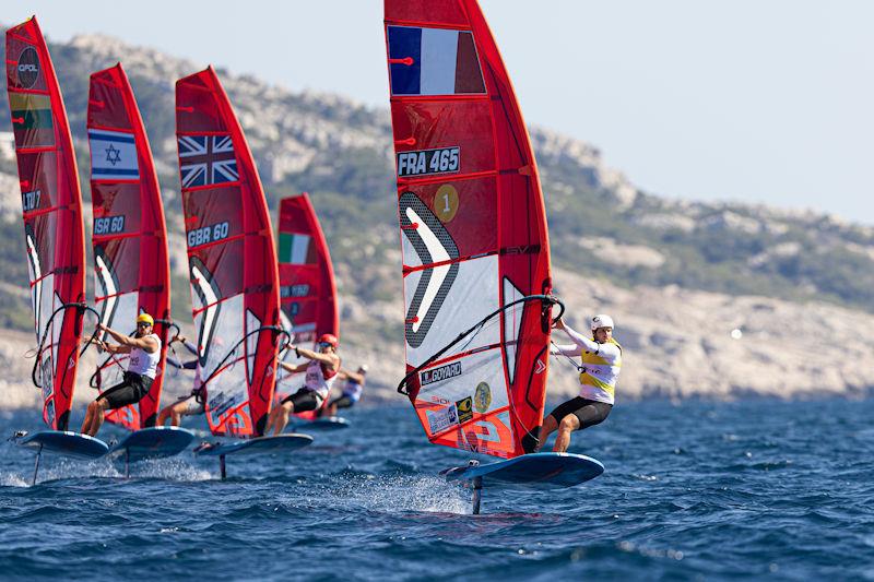 Paris 2024 Olympic Test Event Day 6 photo copyright World Sailing taken at  and featuring the iQFoil class