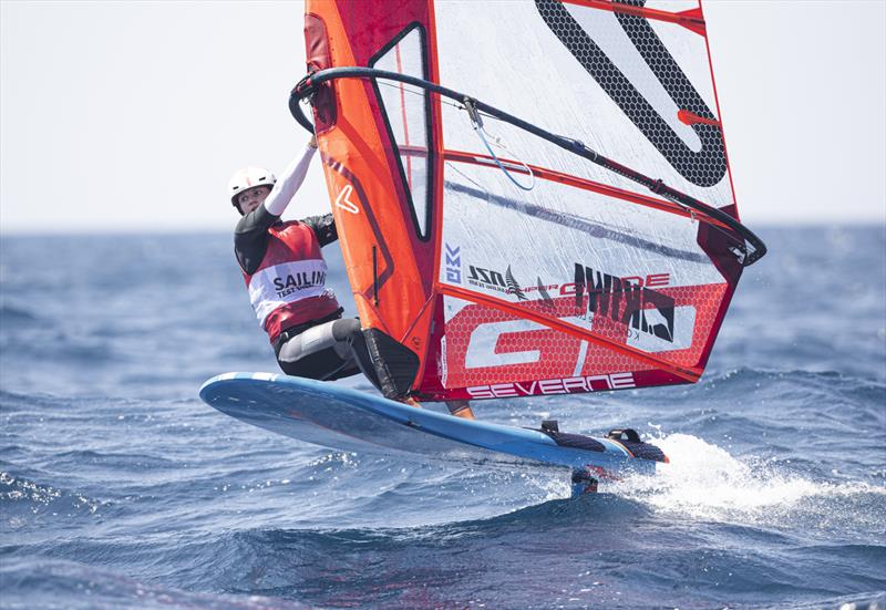 Veerle ten Have (NZL) - iQFoil - Paris 2024 Olympic Sailing Test Event, Marseille, France - Day 7 - July 15, 2023 - photo © Sander van der Borch / World Sailing