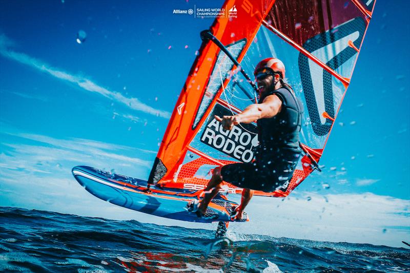 2023 Allianz Sailing World Championships Day 4 photo copyright Sailing Energy / World Sailing taken at  and featuring the iQFoil class