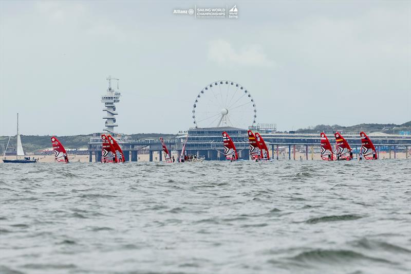 2023 Allianz Sailing World Championships Day 5 photo copyright Sailing Energy / World Sailing taken at  and featuring the iQFoil class