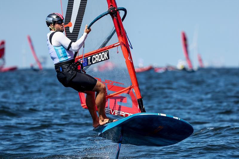 Thomas Cook - NZL - iQFoil -  Day 5, 2023 Allianz Sailing World Championships, The Hague, August 15, 2023  - photo © Sailing Energy / World Sailing