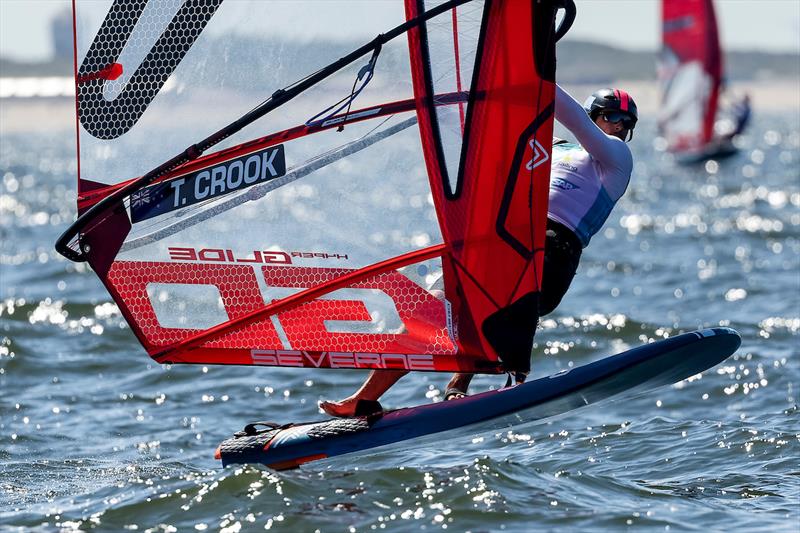 Thomas Cook - NZL - iQFoil-  Day 5, 2023 Allianz Sailing World Championships, The Hague, August 15, 2023  - photo © Sailing Energy / World Sailing