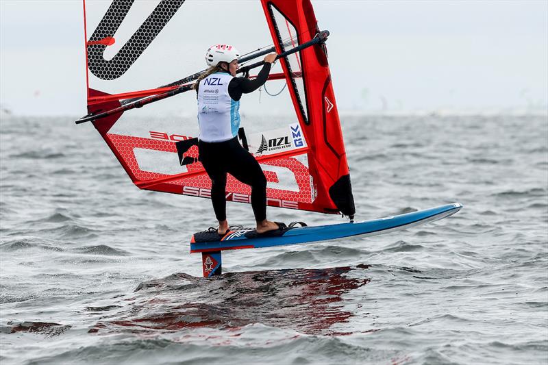 Veerle ten Have - NZL - iQFoil -  Day 5, 2023 Allianz Sailing World Championships, The Hague, August 15, 2023  - photo © Sailing Energy / World Sailing