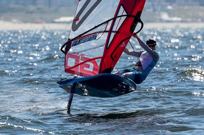 Patrick Haybittle - NZL - iQFoil -  Day 5, 2023 Allianz Sailing World Championships, The Hague, August 15, 2023  - photo © Sailing Energy / World Sailing