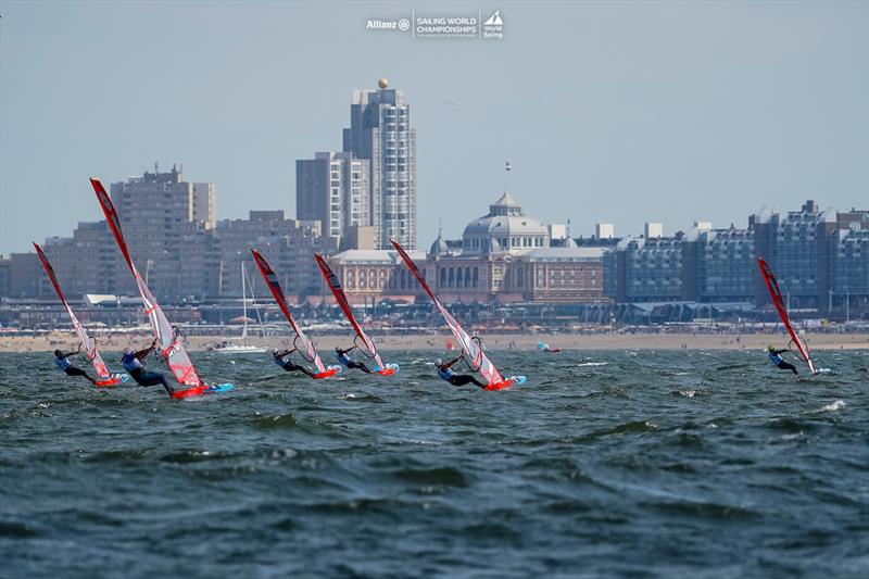 2023 Allianz Sailing World Championships Day 7 photo copyright Sailing Energy / World Sailing taken at  and featuring the iQFoil class