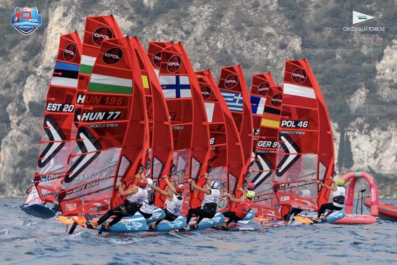 2023 iQFoil International Games Torbole - Day 2 photo copyright Elena Giolai taken at Circolo Surf Torbole and featuring the iQFoil class