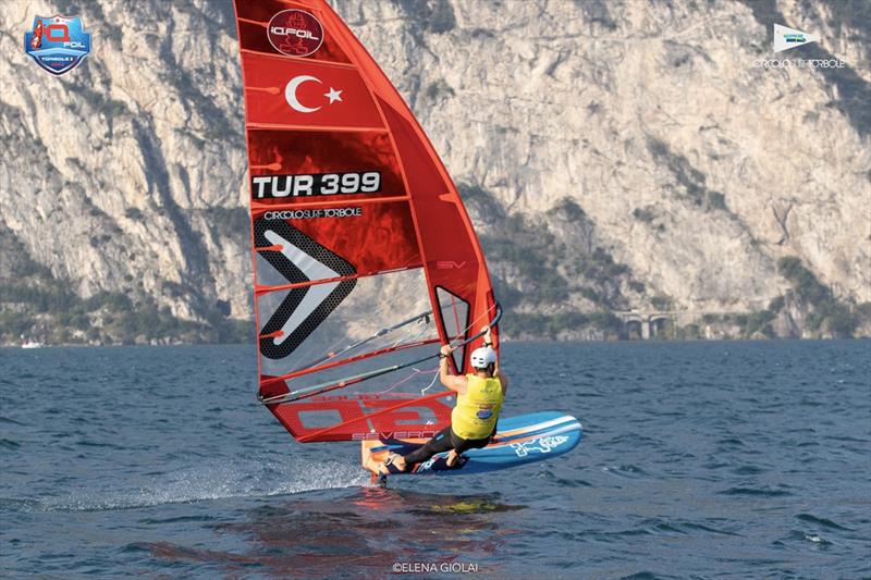 2023 iQFoil International Games Torbole photo copyright Elena Giolai taken at Circolo Surf Torbole and featuring the iQFoil class