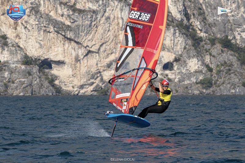 2023 iQFoil International Games Torbole, final day photo copyright Elena Giolai taken at Circolo Surf Torbole and featuring the iQFoil class