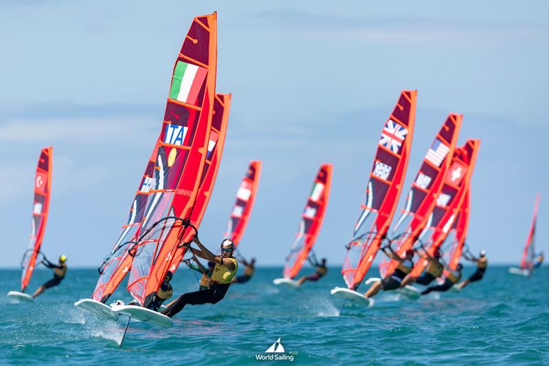 2023 Youth Sailing World Championships Day 3 photo copyright World Sailing taken at  and featuring the iQFoil class