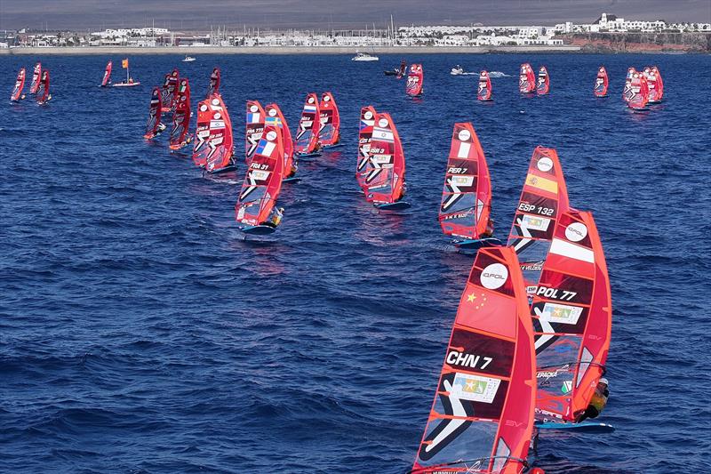 Day 4 of the iQFOiL World Championships in Lanzarote - photo © Sailing Energy / Marina Rubicón