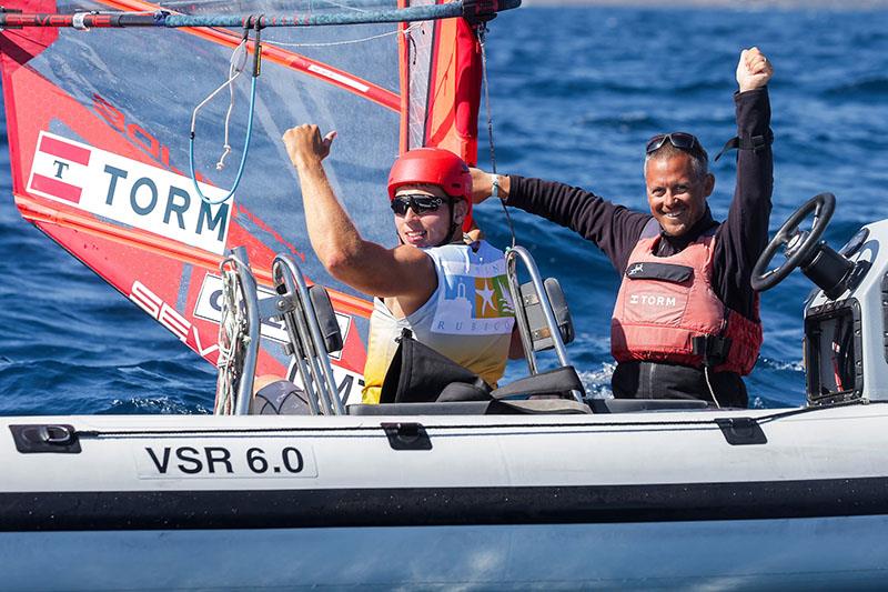 Johan Soe (DEN) - 2024 iQFOiL World Championships photo copyright Sailing Energy / Marina Rubicón taken at  and featuring the iQFoil class