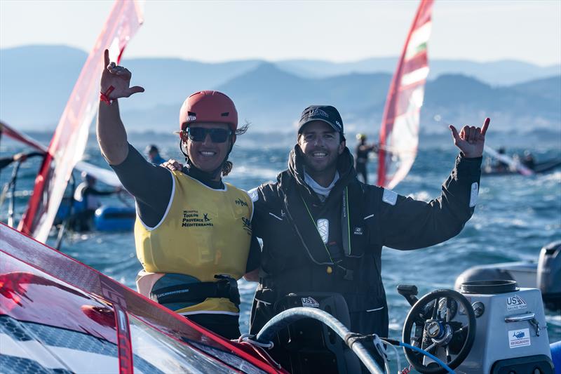 Last Chance Regatta & Qualified Nations Regatta at French Olympic Week photo copyright Lexi Pline / US Sailing Team taken at  and featuring the iQFoil class