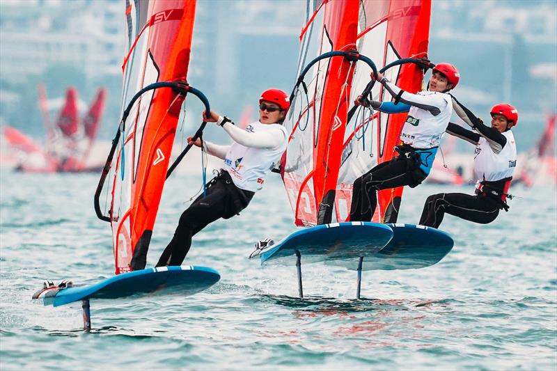 iQFOiL Asian Championships and iQFOiL International Games - Day 4 photo copyright Sailing Energy / iQFOiL Class taken at  and featuring the iQFoil class