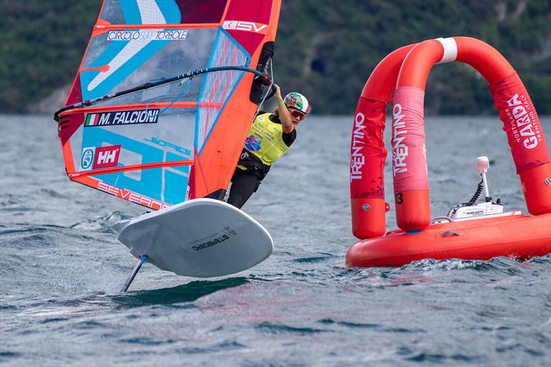 iQFOiL Youth & Junior International Games in Torbole, Italy - Day 3 photo copyright Elena Giolai taken at Circolo Surf Torbole and featuring the iQFoil class