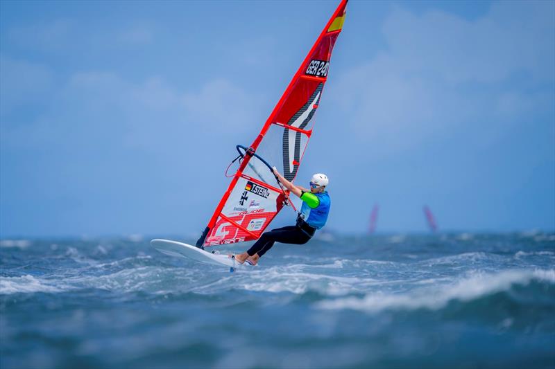 iQFOiL International Games at 2025 Kieler Woche, Day 3 photo copyright iQFOiL Class taken at Kieler Yacht Club and featuring the iQFoil class