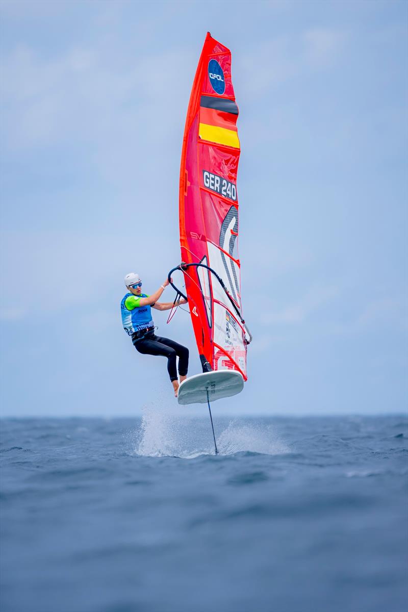 iQFOiL International Games at 2025 Kieler Woche, Day 3 photo copyright iQFOiL Class taken at Kieler Yacht Club and featuring the iQFoil class