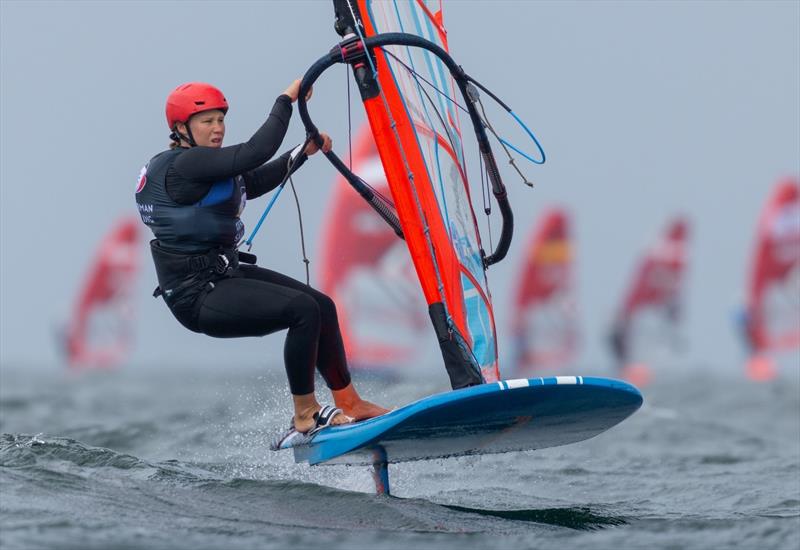 iQFOiL International Games at 2025 Kieler Woche - Day 4 photo copyright Felix Diemer / iQFOiL Class taken at Kieler Yacht Club and featuring the iQFoil class