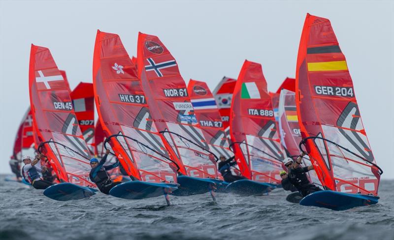 iQFOiL International Games at 2025 Kieler Woche - Day 4 photo copyright Felix Diemer / iQFOiL Class taken at Kieler Yacht Club and featuring the iQFoil class