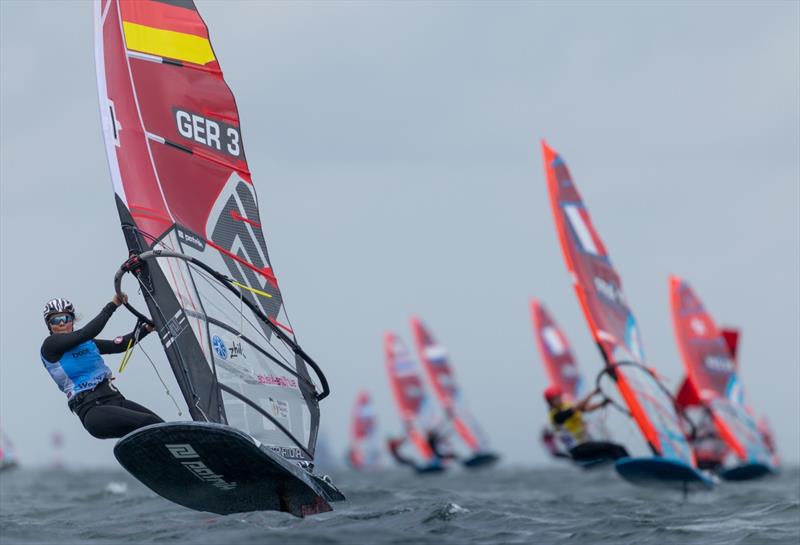 iQFOiL International Games at 2025 Kieler Woche - Day 4 photo copyright Felix Diemer / iQFOiL Class taken at Kieler Yacht Club and featuring the iQFoil class
