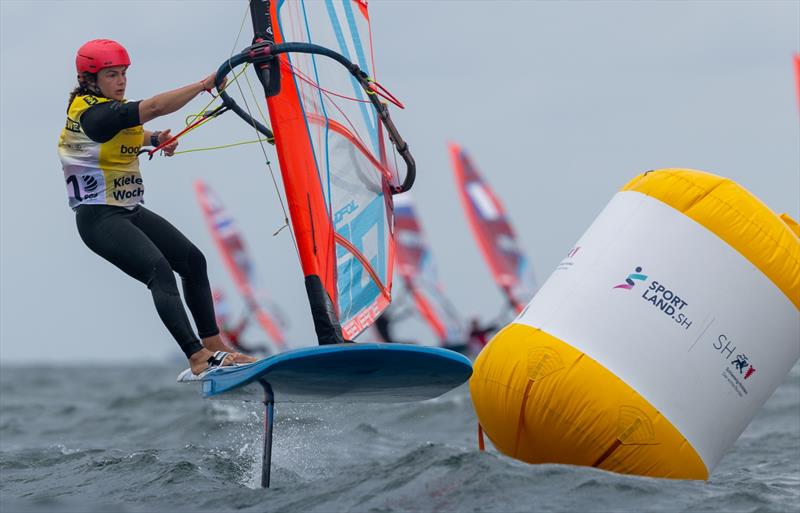 France's Marion Couturier surfed her way to first place in the women's final of the iQFOiL Games at Kiel Week - photo © Felix Diemer / Kieler Woche