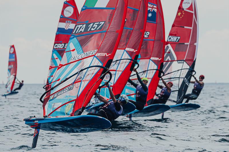 2025 iQFOiL World Championships in Aarhus - Day 1 photo copyright Sailing Energy / iQFOiL Class taken at Sailing Aarhus and featuring the iQFoil class
