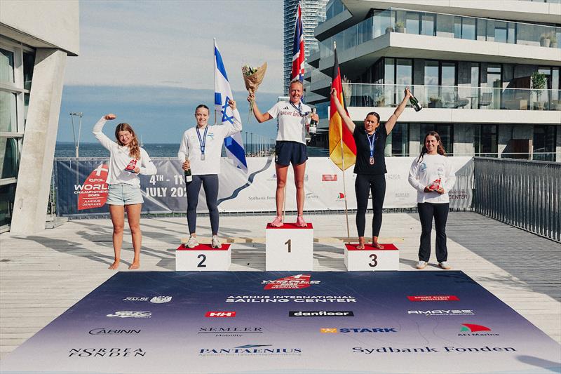 2025 iQFOiL World Championships in Aarhus, winners - photo © Sailing Energy / iQFOiL Class