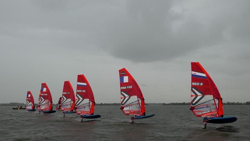 2025 Dutch Water Week day 1 photo copyright sailingcontent taken at  and featuring the iQFoil class