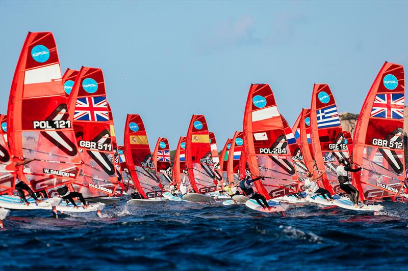 iQFOiL Youth & Junior European Championships - Day 6 photo copyright Sailing Energy / iQFOiL International Class taken at Club Nautico Arzachena and featuring the iQFoil class