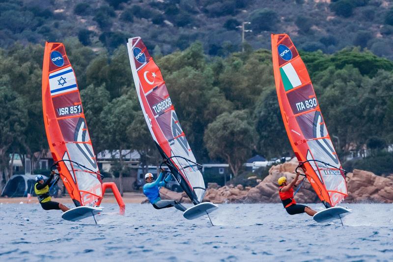 iQFOiL Youth & Junior European Championships - Day 7 photo copyright Sailing Energy / iQFOiL International Class taken at Club Nautico Arzachena and featuring the iQFoil class