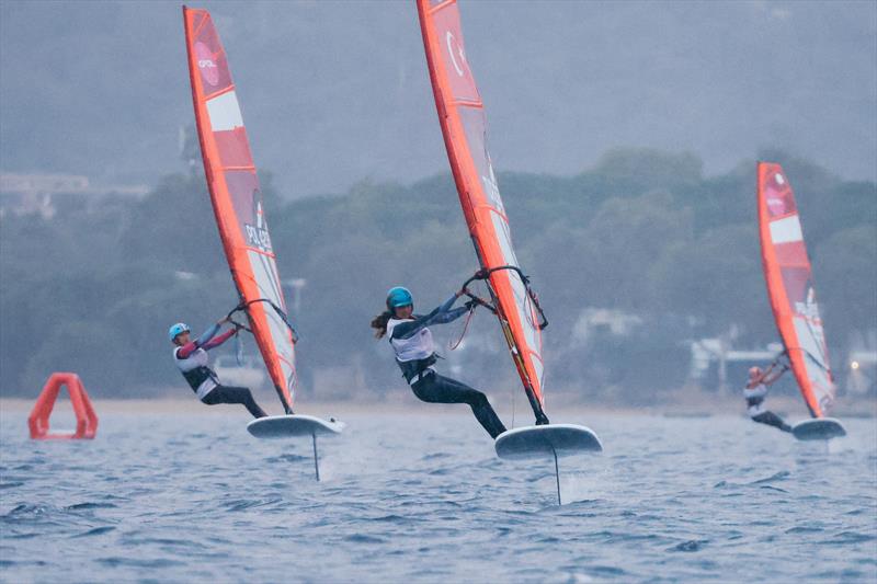 iQFOiL Youth & Junior European Championships - Day 7 photo copyright Sailing Energy / iQFOiL International Class taken at Club Nautico Arzachena and featuring the iQFoil class