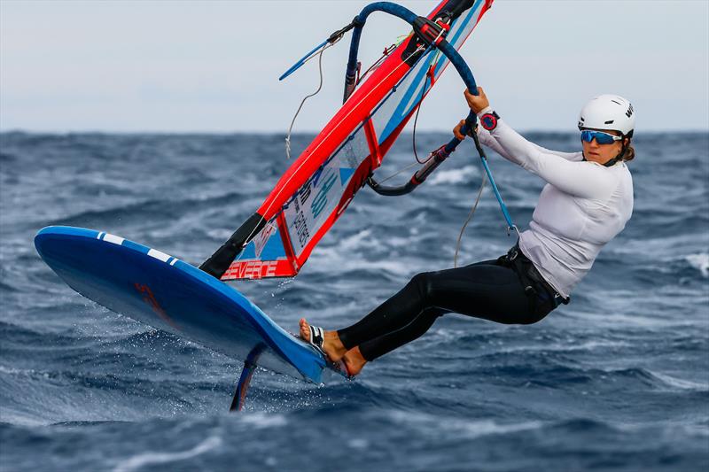 2025 iQFOiL Senior European Championship in Sferracavallo - Day 1 - photo © Sailing Energy / iQFOiL International Class