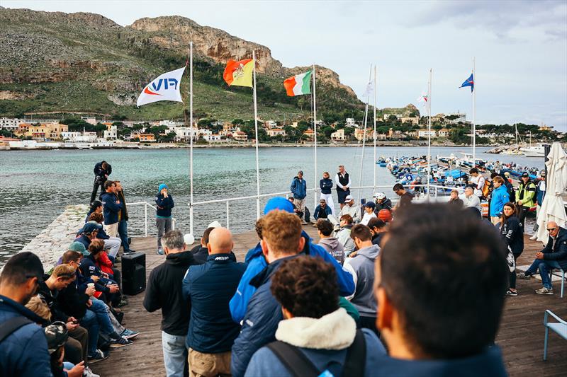 2025 iQFOiL Senior European Championship in Sferracavallo - Day 1 photo copyright Sailing Energy / iQFOiL International Class taken at Circolo Velico Sferracavallo and featuring the iQFoil class