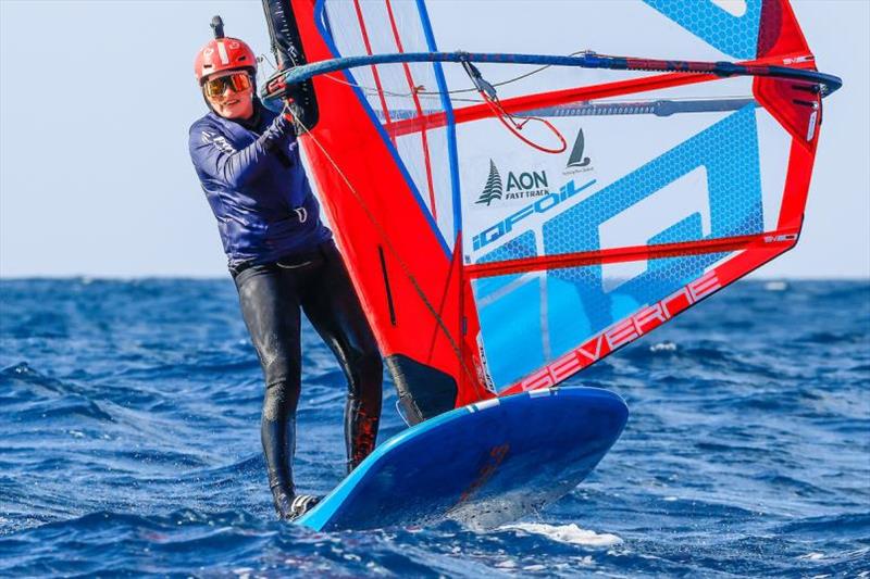 Stella Bilger into top 10 at iQFOiL Europeans