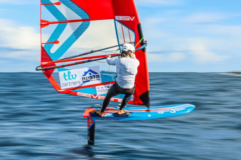 2025 iQFOiL Senior European Championship day 4 photo copyright Sailing Energy / iQFOiL International Class taken at Circolo Velico Sferracavallo and featuring the iQFoil class