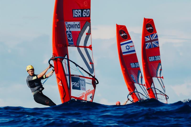 2025 iQFOiL Senior European Championship day 4 photo copyright Sailing Energy / iQFOiL International Class taken at Circolo Velico Sferracavallo and featuring the iQFoil class