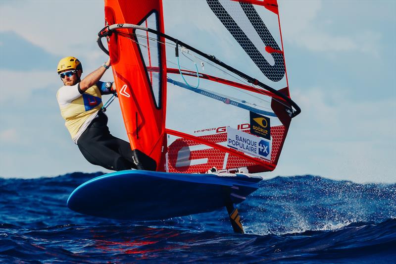 2025 iQFOiL Senior European Championship day 4 photo copyright Sailing Energy / iQFOiL International Class taken at Circolo Velico Sferracavallo and featuring the iQFoil class