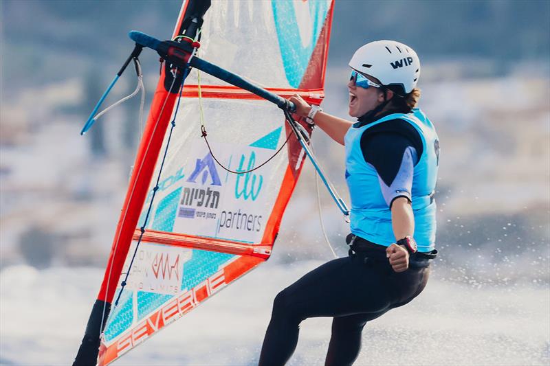 2025 iQFOiL Senior European Championship final day photo copyright Sailing Energy / iQFOiL International Class taken at Circolo Velico Sferracavallo and featuring the iQFoil class