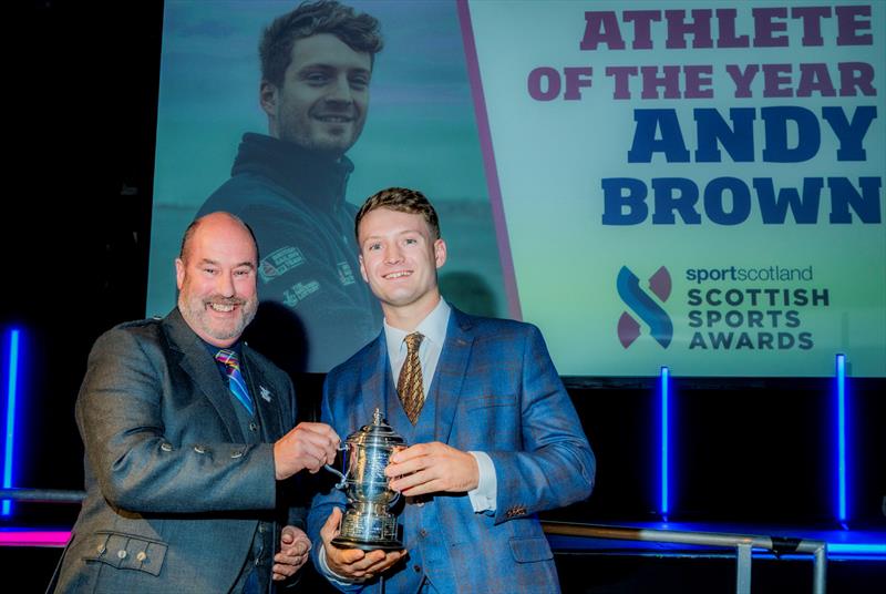 Andy Brown is Athlete of the Year - Scottish Sports Awards photo copyright sportscotland taken at  and featuring the iQFoil class