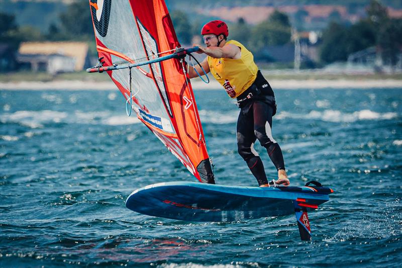 iQFOiL World Champion Andy Brown photo copyright Sailing Energy taken at  and featuring the iQFoil class