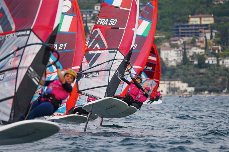 2026 iQFOiL Youth & Junior International Games day 1 - photo © Elena Giolai / Circolo Surf Torbole / iQFOiL International Class