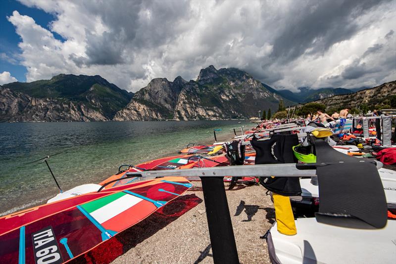 2026 iQFOiL Youth & Junior International Games day 4 photo copyright Elena Giolai / Circolo Surf Torbole / iQFOiL International Class taken at Circolo Surf Torbole and featuring the iQFoil class