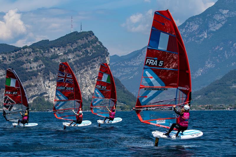iQFOiL Youth & Junior International Games at Torbole, Lake Garda - photo © Elena Giolai / Circolo Surf Torbole / iQFOiL International Class