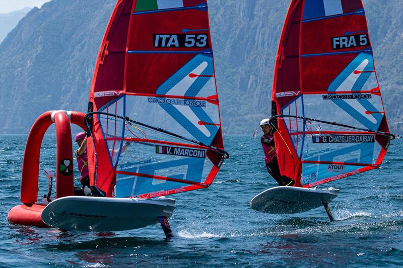 iQFOiL Youth & Junior International Games at Torbole, Lake Garda - photo © Elena Giolai / Circolo Surf Torbole / iQFOiL International Class