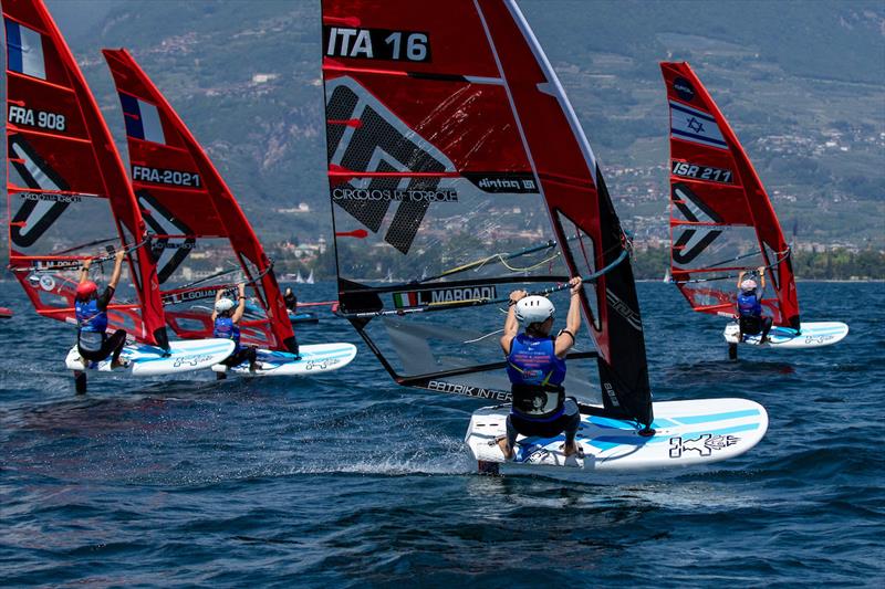 iQFOiL Youth & Junior International Games at Torbole, Lake Garda - photo © Elena Giolai / Circolo Surf Torbole / iQFOiL International Class