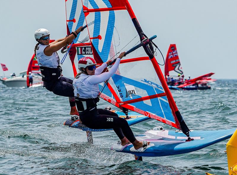 Veerle ten Have(NZL) - iQfoil European Championships - Portimao, Portugal - May 23, 2026 photo copyright Sailing Energy taken at  and featuring the iQFoil class