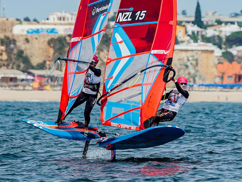 Aimee Bright (NZL) - iQfoil European Championships - Portimao, Portugal - May 23, 2026 photo copyright Sailing Energy taken at  and featuring the iQFoil class