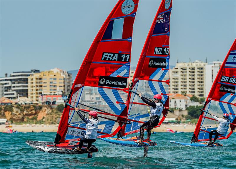 Aimee Bright (NZL) - iQfoil European Championships - Portimao, Portugal - May 23, 2026 photo copyright Sailing Energy taken at  and featuring the iQFoil class
