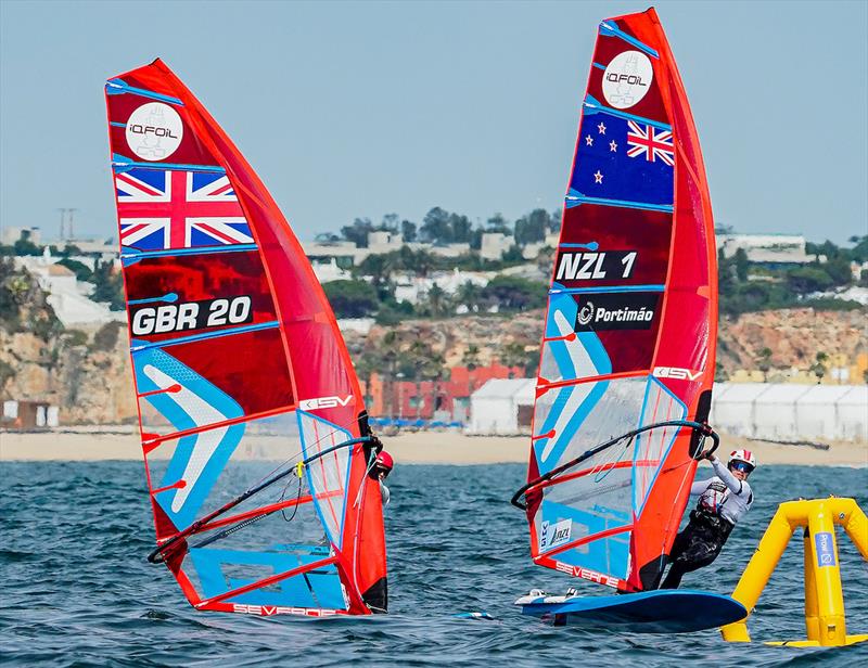 Veerle ten Have (NZL) - iQfoil European Championships - Portimao, Portugal - May 23, 2026 photo copyright Sailing Energy taken at  and featuring the iQFoil class